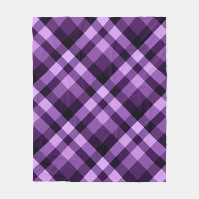 Couverture Polaire Plum moderne Plaid Plaid Milieu polaire Blanche (Devant)