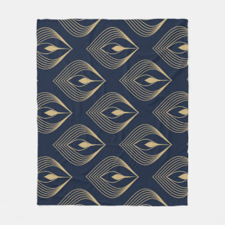 Couverture Polaire Plume de paon : Paisley floral