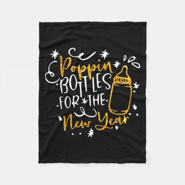 Couverture Polaire Pn Bottles For The New Year Happy New Years Eve Pa (Devant)