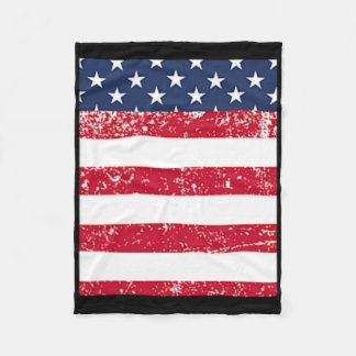 Couverture Polaire Poche Usa Avec Drapeau Américain Pour 4 juillet