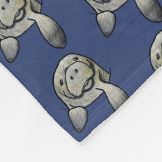 Couverture Polaire Pocket Manatee KiniArt