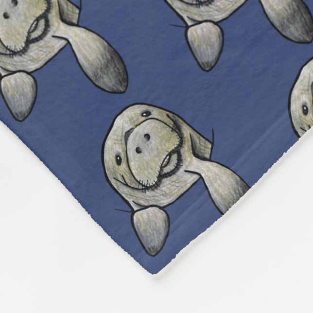 Couverture Polaire Pocket Manatee KiniArt (Coin)