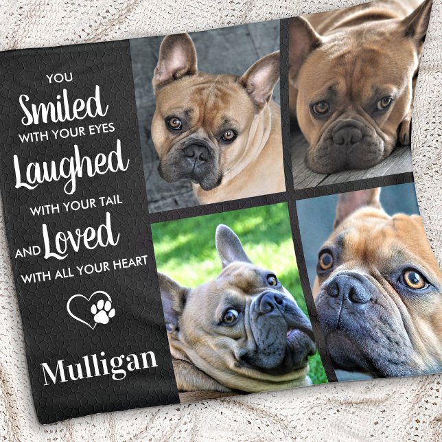 Couverture Polaire Poème de souvenir du souvenir de l'animal de compa (Créateur téléchargé)