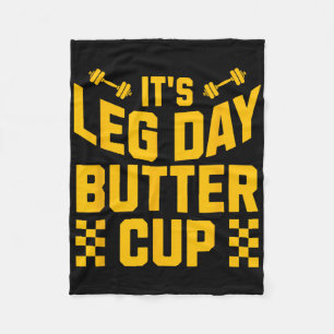 Couverture Polaire Poids Bodybuilding Gym Motivation It's Leg