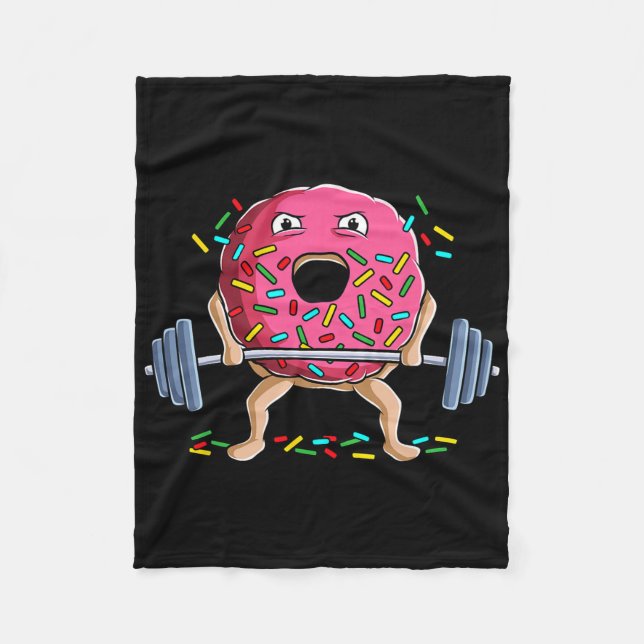 Couverture Polaire Poids Funny Gym Bodybuilding Deadlift Work (Devant)