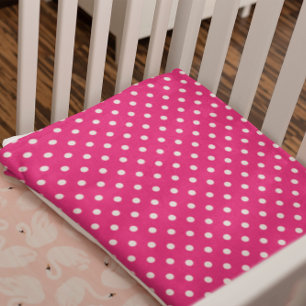 Couverture Polaire Point Polka rose