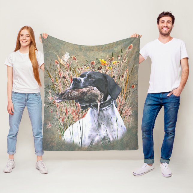 Couverture Polaire Pointeur, Chasse Bécasse (En situation)