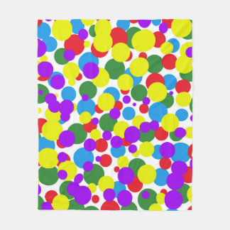 Couverture Polaire Points colorés