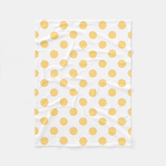 Couverture Polaire Points jaunes (Devant)