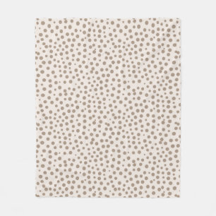 Couverture Polaire Points miel