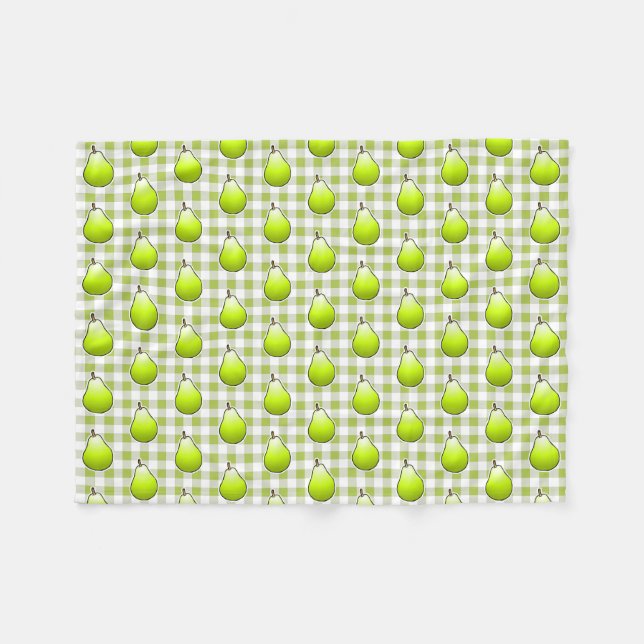 Couverture Polaire Poire Verte Sucrée (Devant (Horizontal))