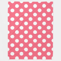 Pois blancs sur corail