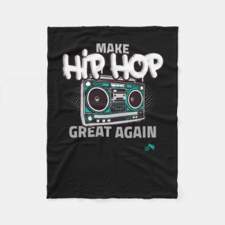 Couverture Polaire Poison de hip hop | Make Hip Hop Great Again