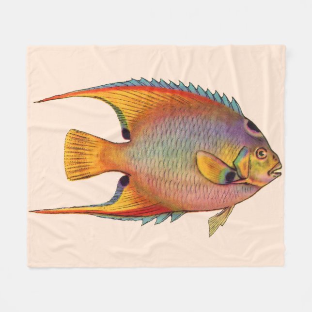 Couverture Polaire poisson-ange (Devant (Horizontal))