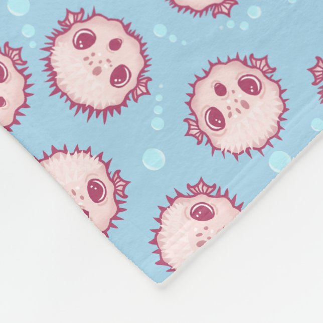 Couverture Polaire Poisson ballon (Coin)