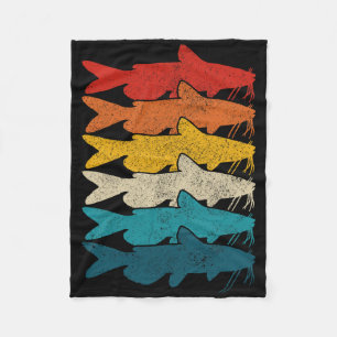 Couverture Polaire Poisson-chat de canal Poisson-chat de pêche vintag