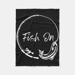 Couverture Polaire Poisson Sur Capture Drôle Dit Pêche Humour Hommes