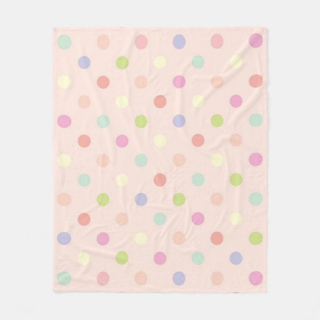 Couverture Polaire Polka dot (Devant)