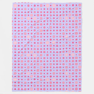 Couverture Polaire Polka Dot 01.Pink LPurple BG