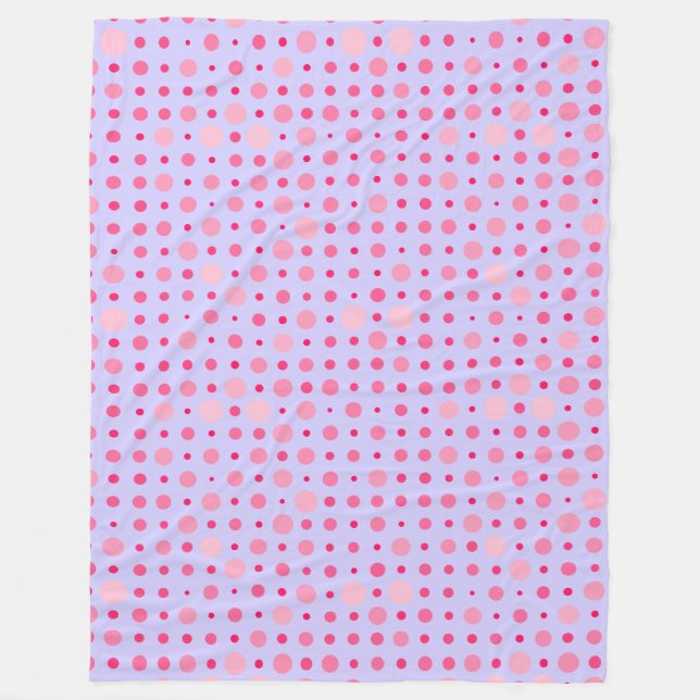 Couverture Polaire Polka Dot 01.Pink LPurple BG (Devant)