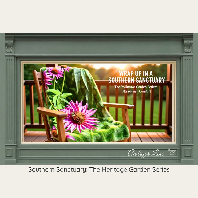 Couverture Polaire Pollinator Garden Floral Soft Fleece Throw (Créateur téléchargé)