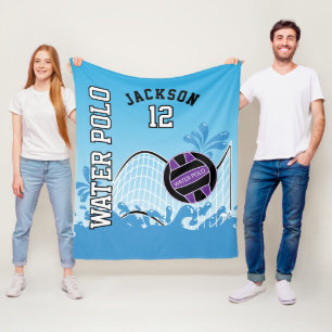 Couverture Polaire Polo d'eau 🤽 🏼 Sport ♀️ - Ball violet