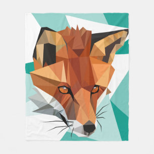 Couverture Polaire Polygon Red Fox personnalisé