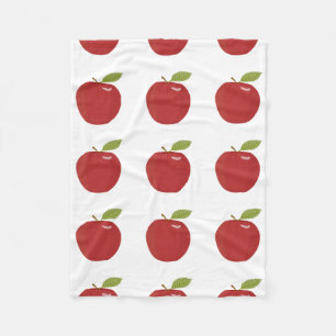 Couverture Polaire pomme rouge