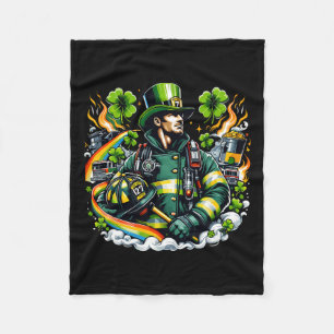 Couverture Polaire Pompier Jour de la Saint Patrick Hommes Pompiers i