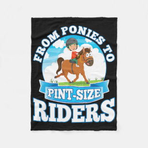 Couverture Polaire Ponies Pour Pint-size Circuits Artistiques Équitat
