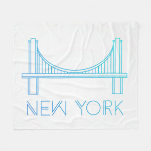 Couverture Polaire Pont de Brooklyn   New York City