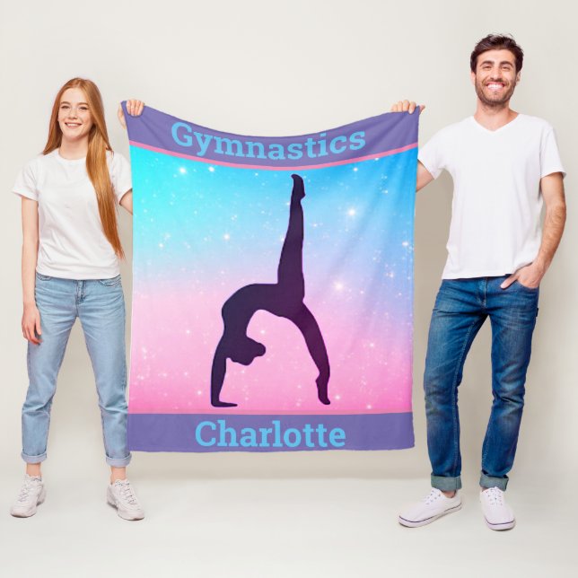 Couverture Polaire Pont de gymnastique Kickover Pastel (En situation)
