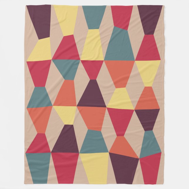 Couverture Polaire Ponts colorés 161214a - sur Brun clair d2b29a (Devant)