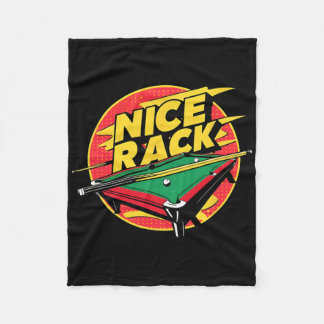 Couverture Polaire Pool Shark Billard Nice Rack Funny Puns 8 Ball B
