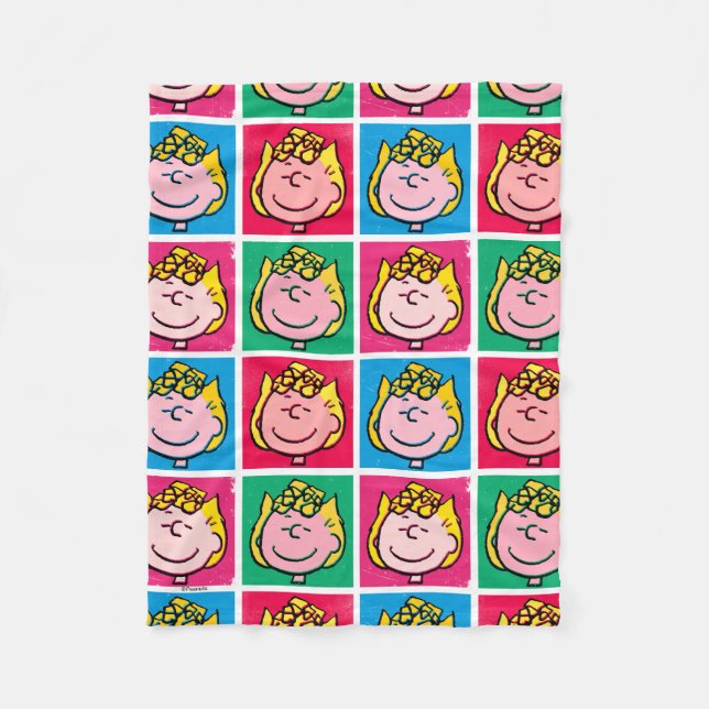 Couverture Polaire Pop Art Sally | Mod pour vous Motif (Devant)