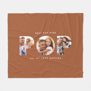 Couverture Polaire Pop multi photo moderne élégant cadeau en terre cu