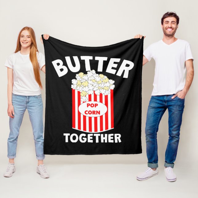 Couverture Polaire Popcorn de film BUTTER Together (En situation)