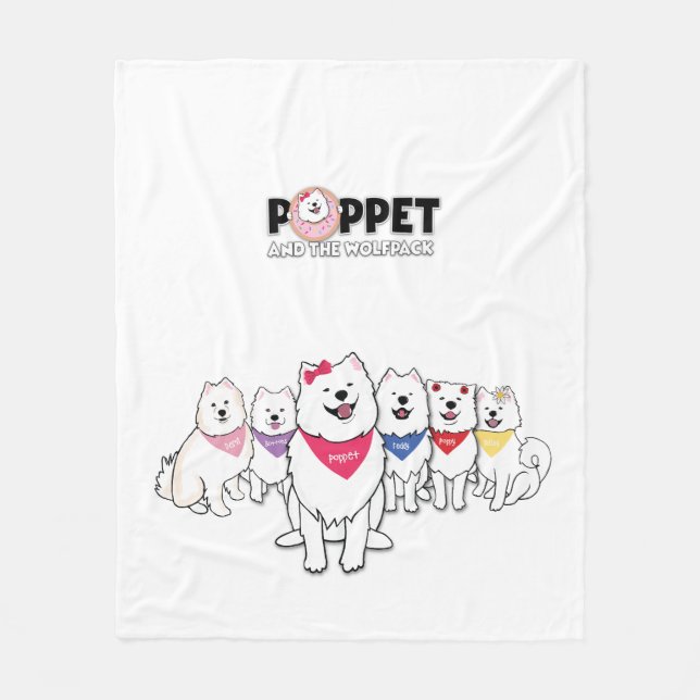 Couverture Polaire Poppet et le gang (Devant)