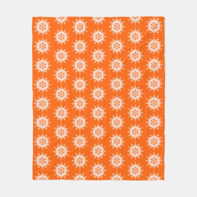 Couverture Polaire Poppy Mandala (Devant)