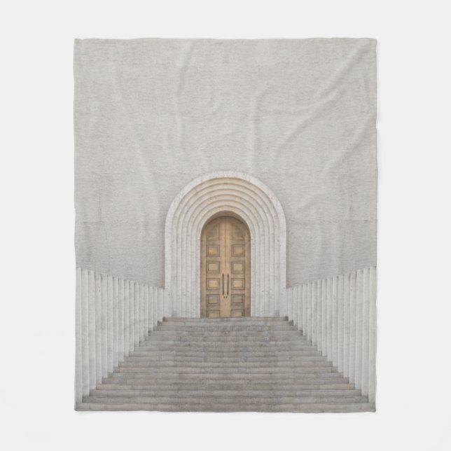 COUVERTURE POLAIRE PORTE BROWN EN BOIS (Devant)