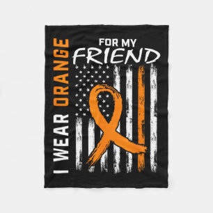 Couverture Polaire Portez Orange Pour Mon Ami Drapeau De Sensibilisat