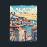 Couverture Polaire Porto Portugal Travel Art Vintage<br><div class="desc">Conception de déplacement vectoriel Porto rétro. Porto est une ville côtière du nord-ouest du Portugal connue pour ses ponts imposants et sa production de vin de port.</div>