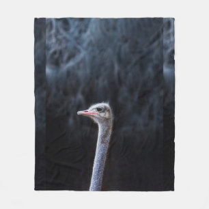 Couverture Polaire portrait d'autruche