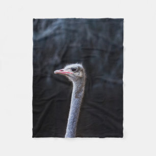 Couverture Polaire portrait d'autruche