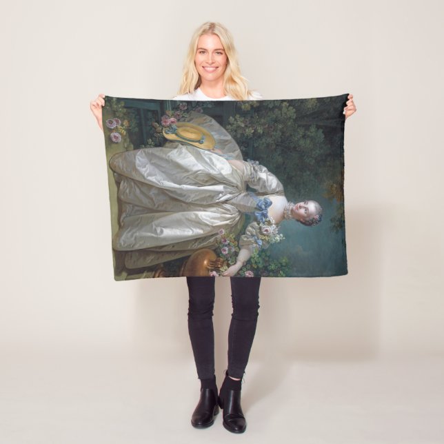 Couverture Polaire Portrait de Madame Bergeret, Boucher (En situation)