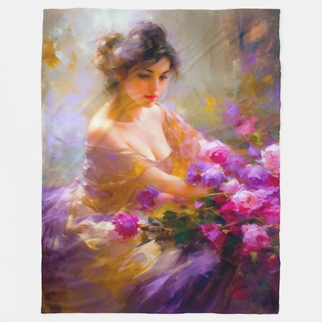 Couverture Polaire Portrait sensuel (Devant)