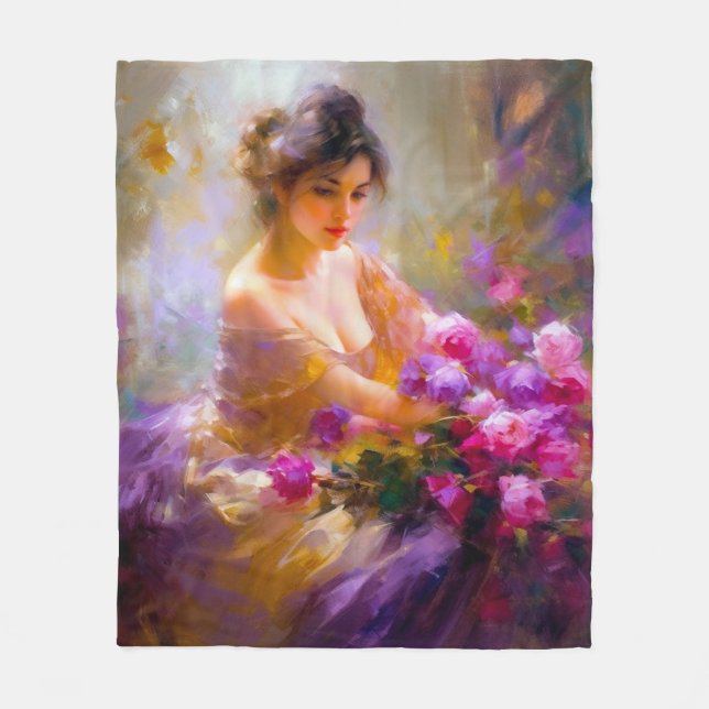 Couverture Polaire Portrait sensuel (Devant)