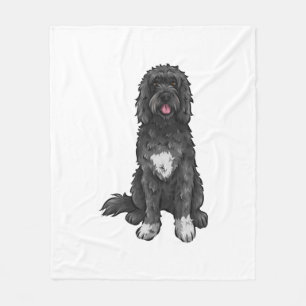 Couverture Polaire Portugais Water Dog Cute Dog Art