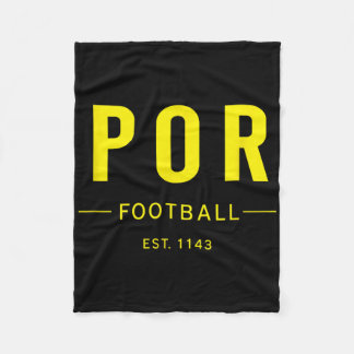 Couverture Polaire Portugal Est. 1143 Football Maillot Supporter du P