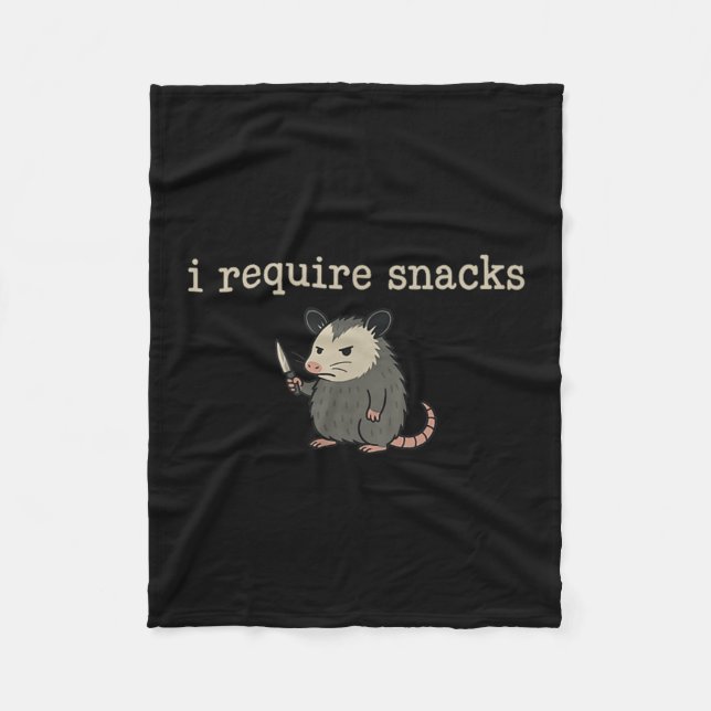 Couverture Polaire Possum I Requiert Snacks (Devant)